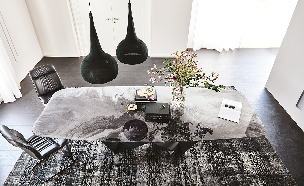 Bàn Ăn Cattelan Italia Skorpio Crystalart