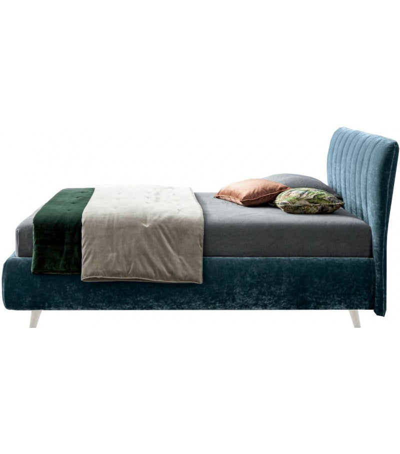 Bộ giường Twils Thomas 1.8 x 2.0 m bọc da Cat. E